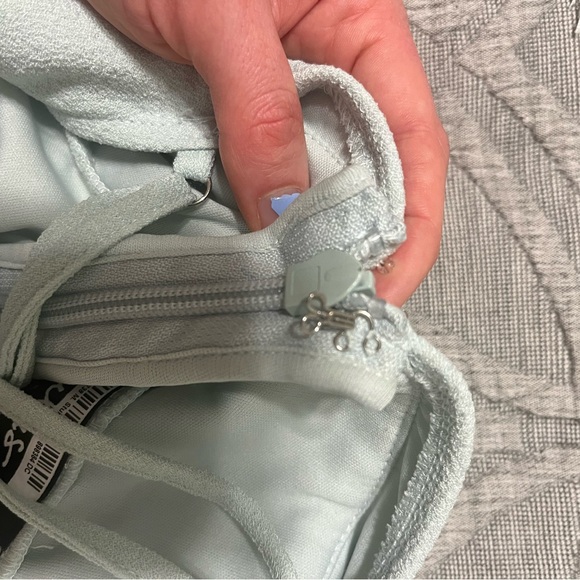 Dare to Love Mint Embroidered Midi Dress - Picture 10 of 12